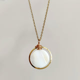 Mother of pearl shell pendant
