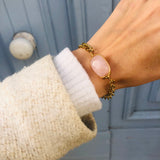 Semi-precious stone bracelet