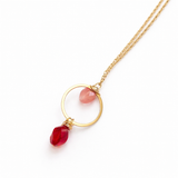 Pink Quartz Necklace