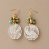 Bohemian Disc Statement earrings
