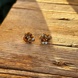 Golden Glimmer Studs