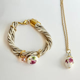 Pink Floral Garden Set