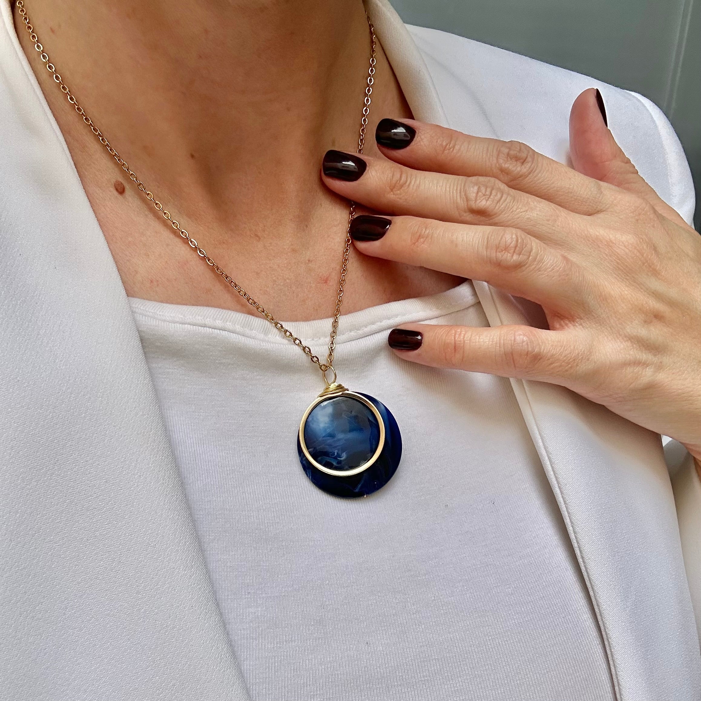 Autumn Loop Necklaces