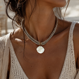 Mother of Pearl Shell Necklace