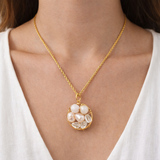 Fresh water Pearl Loop  Necklace