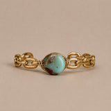 Boho Stone Chain Bangle