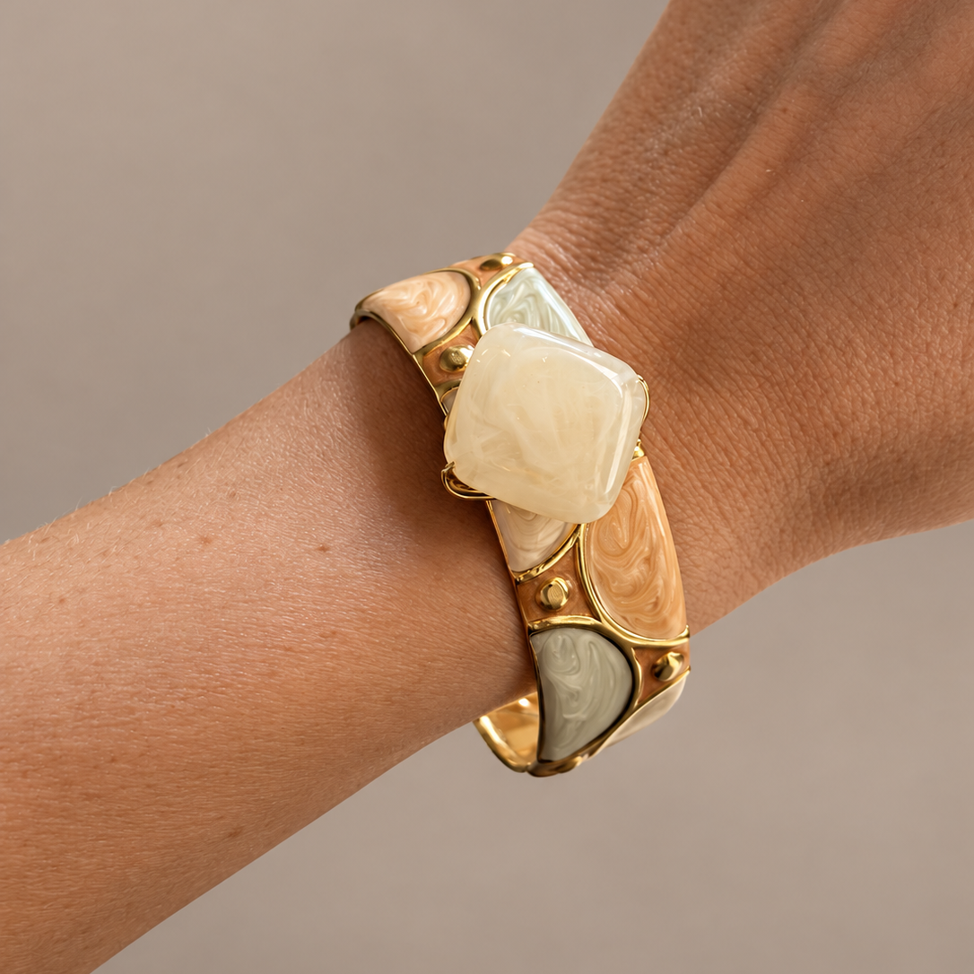Autumn Marble Bangle