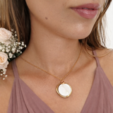 Mother of pearl shell pendant