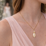 Dainty Cream Chain Necklace