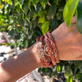 Terracotta crystal Wrap-over