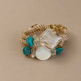 Blue Riveria Wrap over