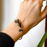 Navy Blue Crystal Bangle