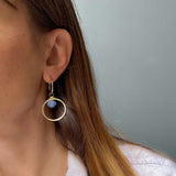 Powder Blue Loop Hoops