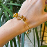 Amber Crystal Bangle