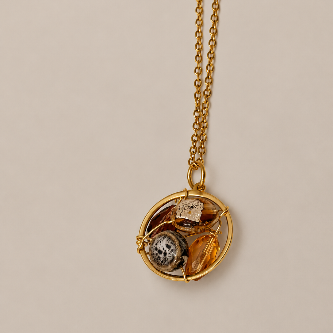Autumn Amber Necklace