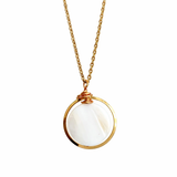 Mother of pearl shell pendant