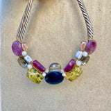 Teal & Purple Statement