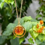 Autumn Rose Necklace