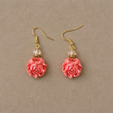 Rose Drop Earrings