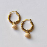 Peach Thick Rope Hoop