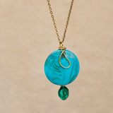 Aqua Teal Pendant