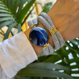 Midnight Blue Wrap-over