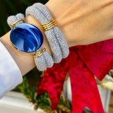 Midnight Blue Wrap-over