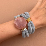 Pink & Grey toned wrap over