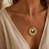 Cream Rattan Chain Necklace