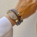Neutral classic Wrap-over