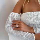 Barbra Flower Ring