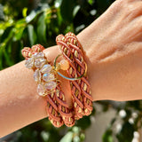 Terracotta crystal Wrap-over