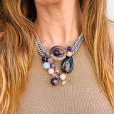 Mystical Purple Agate statement