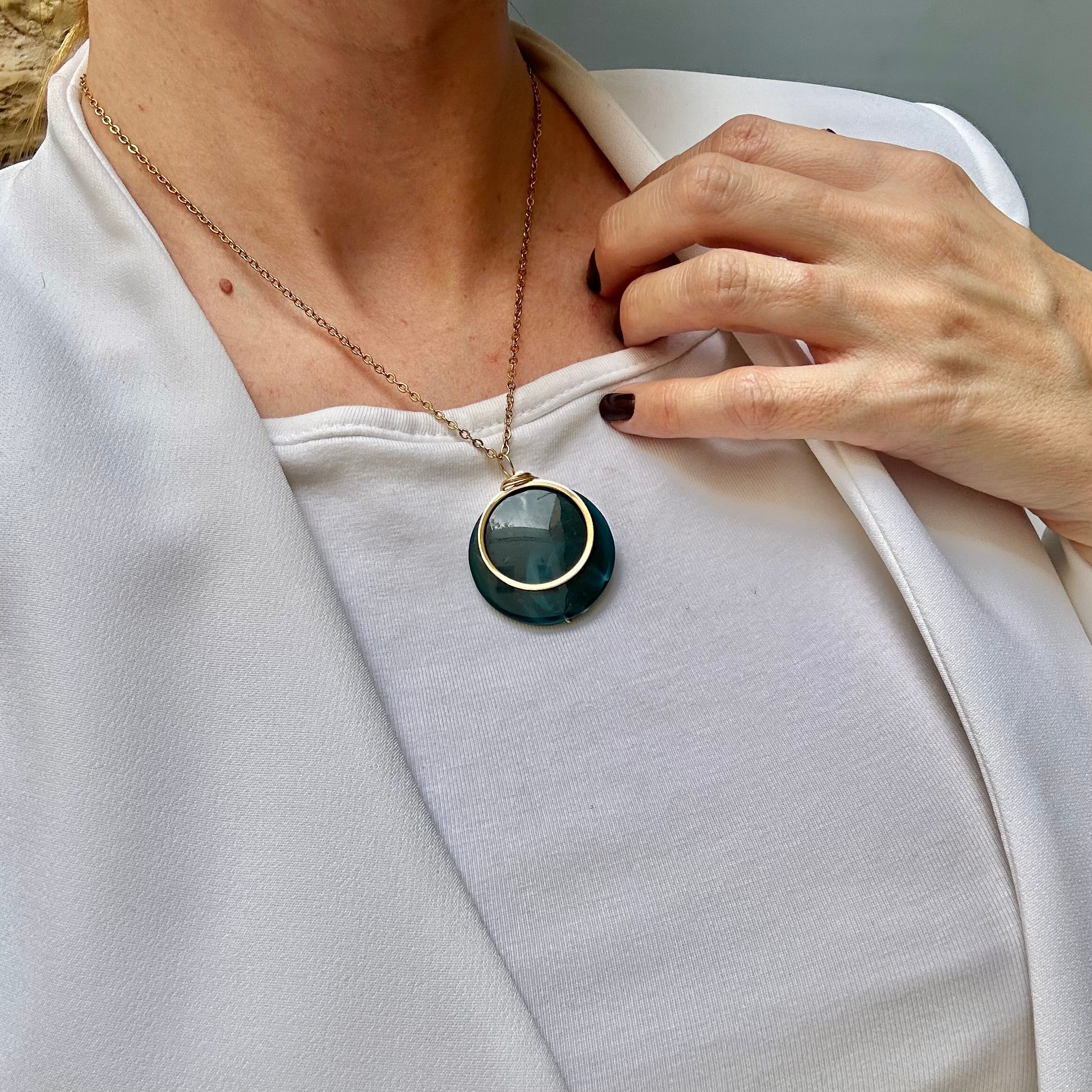 Autumn Loop Necklaces