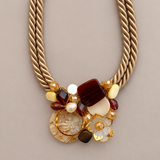 Neutral Floral Necklace