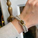Olive Green Rope Bracelet
