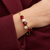 Cherry Pearl Bangle