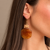 Amber Statement Earrings