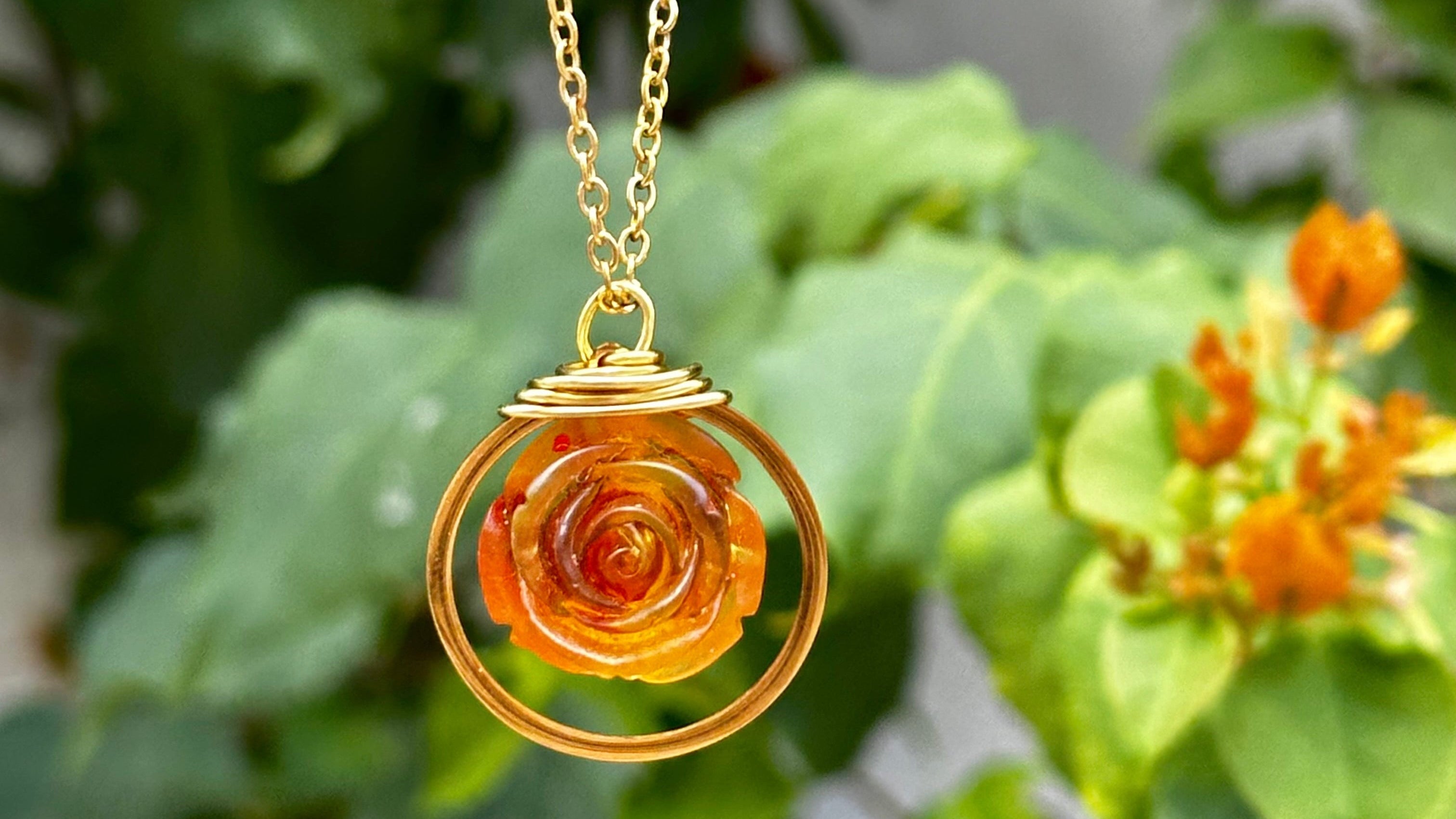Autumn, necklace