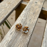 Golden Glimmer Studs