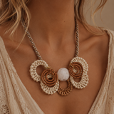 Rattan Statement Necklace