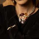 Rose Petal Statement Necklace