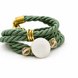 Aqua Pearl Wrap-over