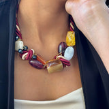 Burgundy Glow Statement