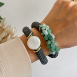 Jade & Mother of Pearl Wrap-Over