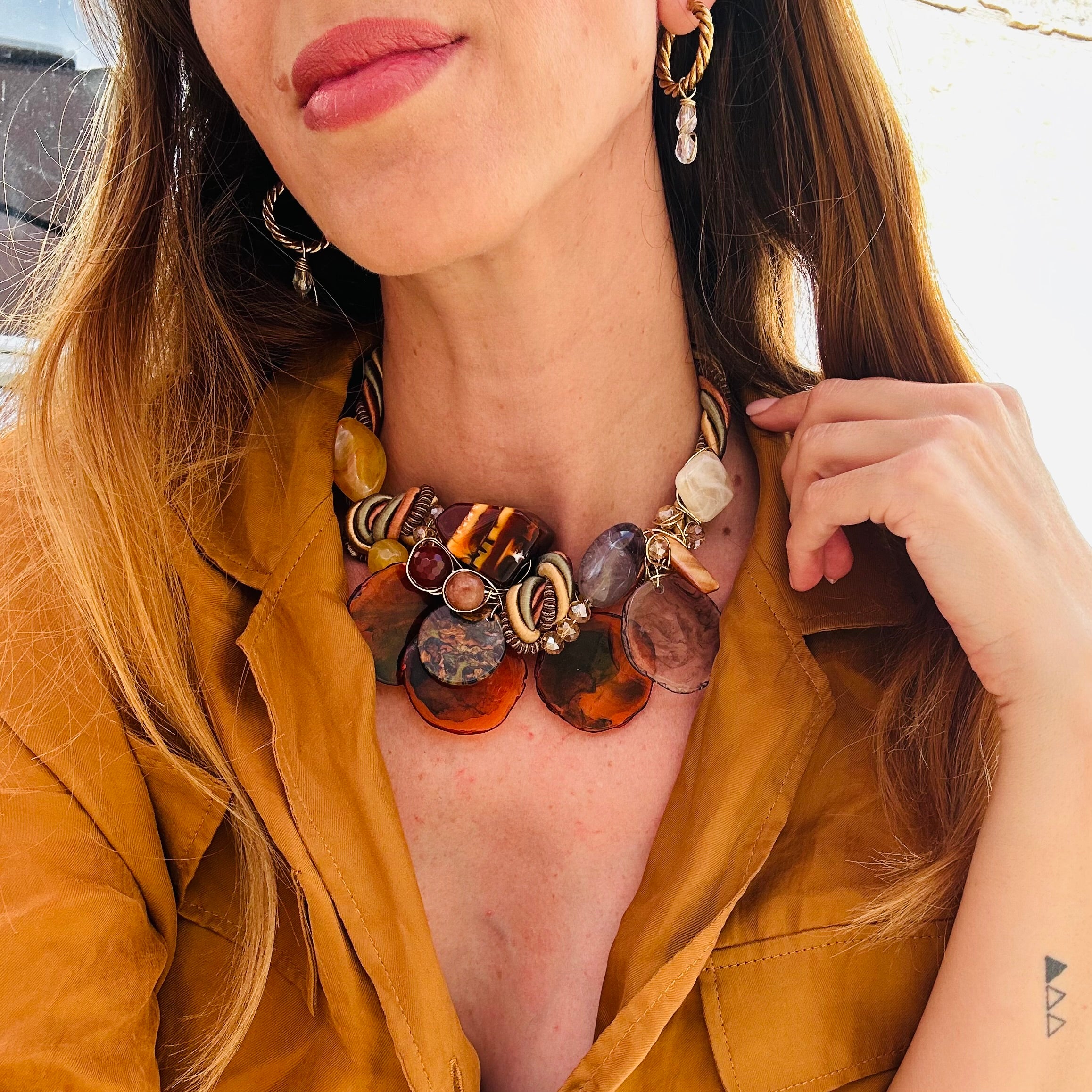 Autumn, necklace