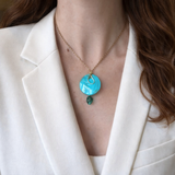 Aqua Teal Pendant