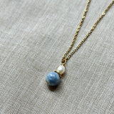 Agate & Fresh Water Pearl Necklace