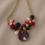 Ruby Velvet Statement necklace