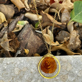 Autumn Rose Necklace